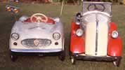 Vintage collectible pedal cars