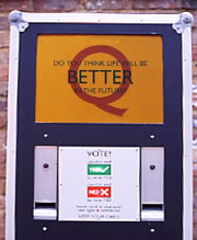 Voting Box from the Millennium Dome, Greenwich